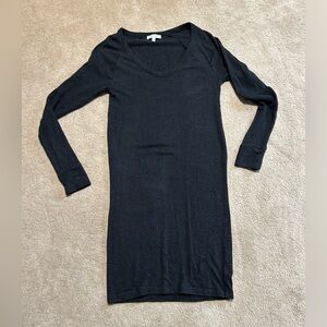 Aritzia midi long sleeve dress